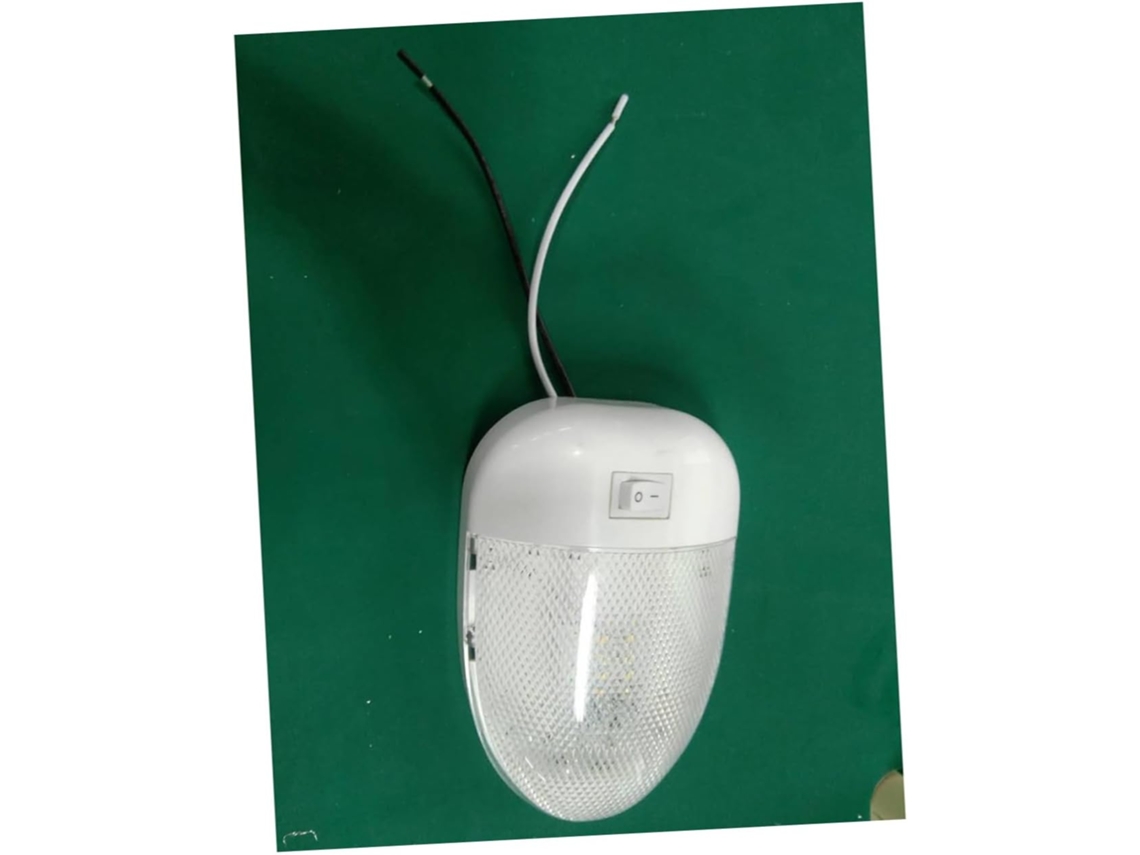 Luminária De Teto Led Para Autocaravana, 2 Unidades, 12v, 170 Lúmens, Abs Branco