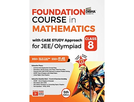 Livro Foundation Course in Mathematics with Case Study Approach for Jee/ Olympiad Class 85th Edition de Disha Experts (Inglês)