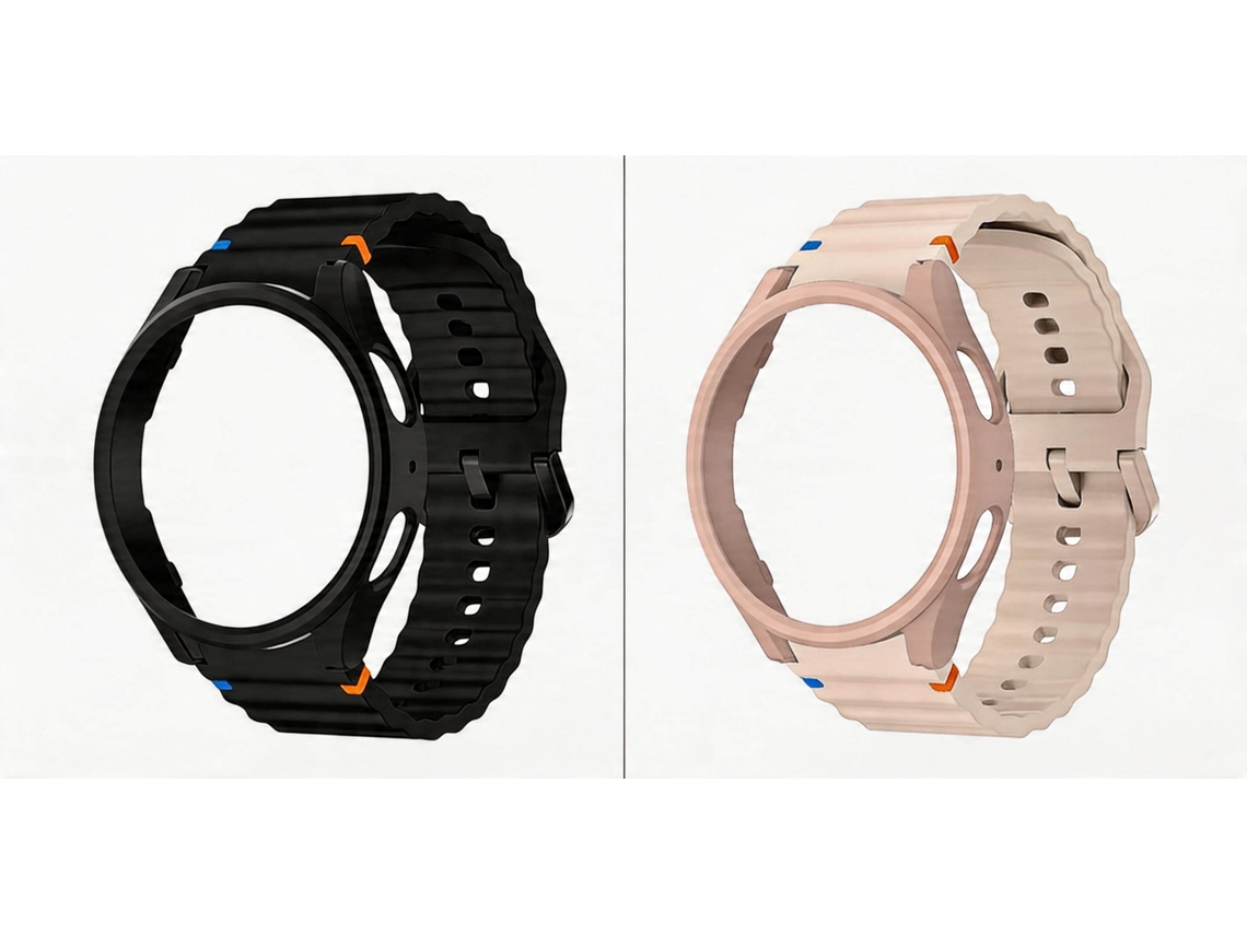 Pack Elysve 2x Bracelete E Case Samsung Galaxy Watch 6 40mm