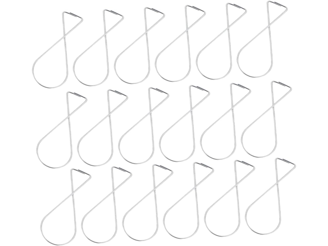 Conjunto De 50 Ganchos De Teto Reforçados, Grades, Com Presilhas Para Fixação Em Grades