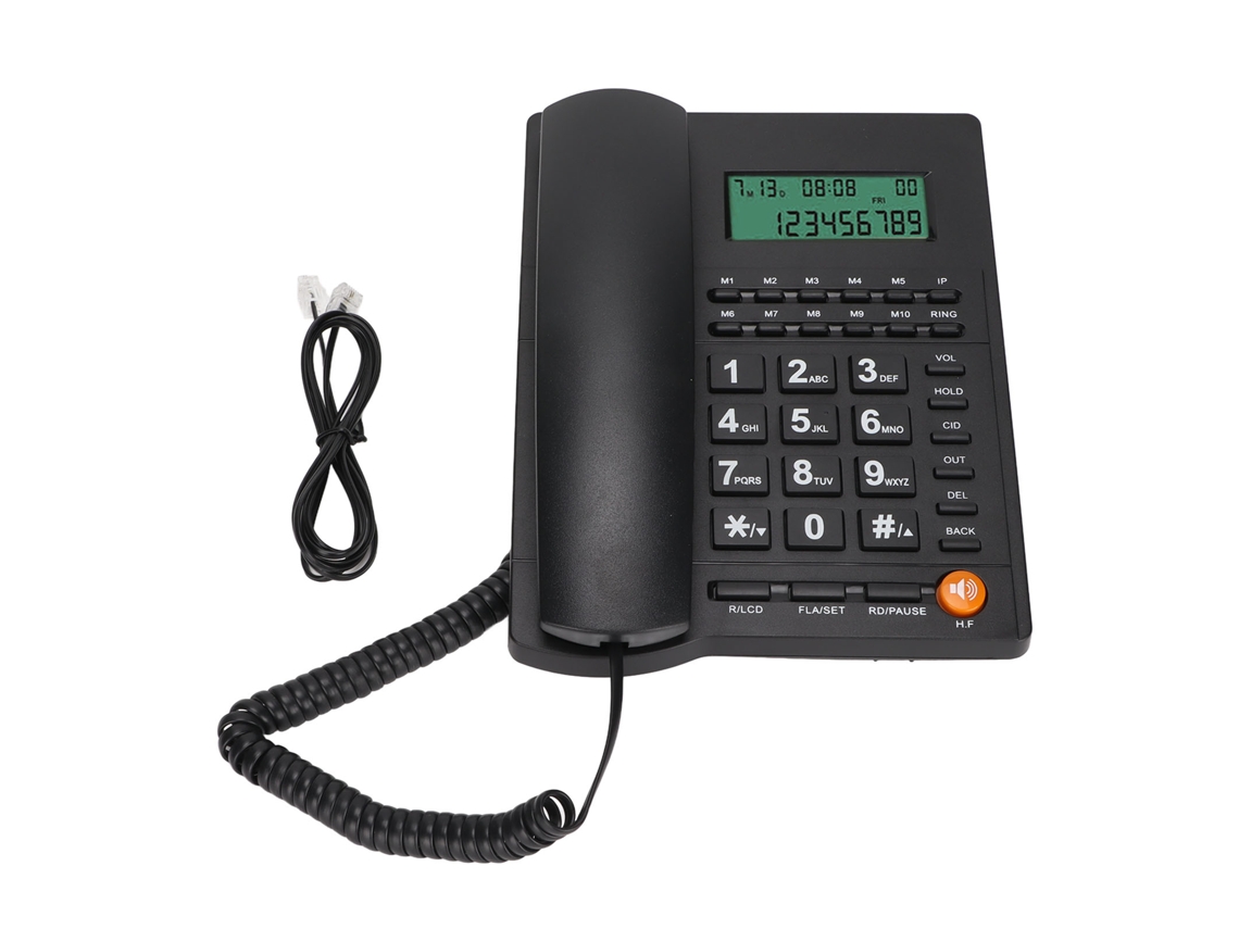 Aetheria telefone Fixo com Fio para Mesa, Chamada Sem Mãos, para Casa, Escritório e Hotel