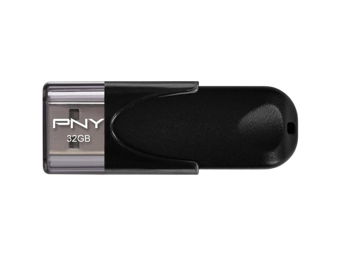 Pen USB PNY 32GB Attaché 4 USB2.0 - Preto (Outlet Caixa Aberta)