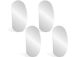 Kit 4 Raspadores de Argila em Aço Inox, Ferram. de Cerâmica em Aço com Ranhuras para Argila, Cortador de Argila AQUAFORGE