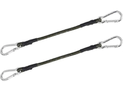 Conjunto De 2 Cintas Borracha Reforçadas 30 Cm Para Camping, Bagagem E Viagens