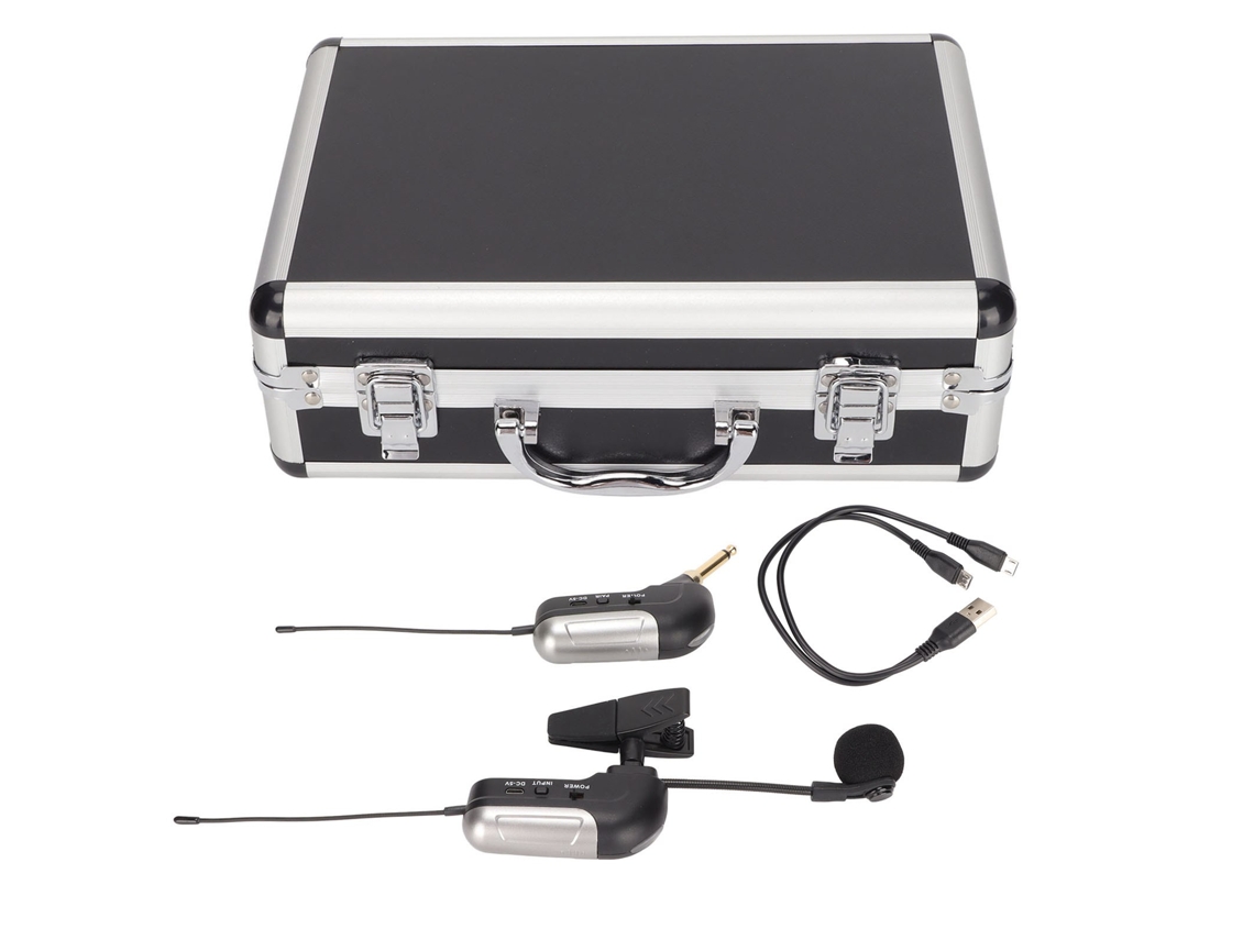 Instrument Wireless Pickup EOOCOO (transmissão UHF, rotação de 360°)