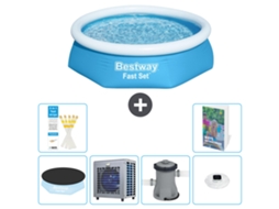Piscina Bestway Fast Set Redonda 244x61 Cm 5 peças S106 BESTWAY