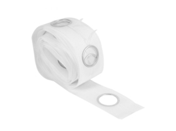 2026-cinta De Cortina Ojal 5m Con 40 Anillos 42mm Interior 52mm Exterior Polipropileno Blanco Blanco