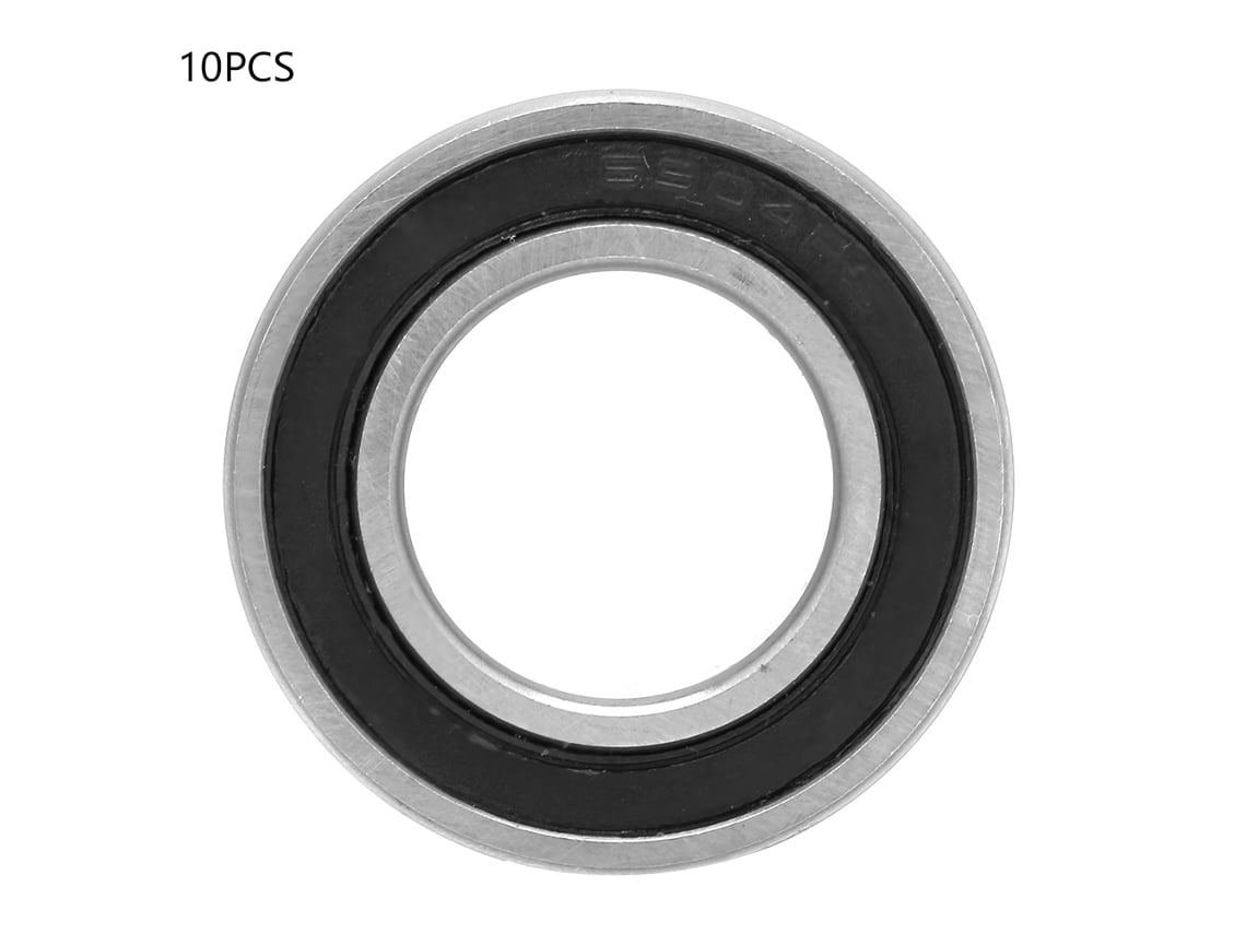 Rolamento De Bola Com Canal Profundo Aço Selado Borracha Dupla 6904-2rs 20x37x9mm 10pcs