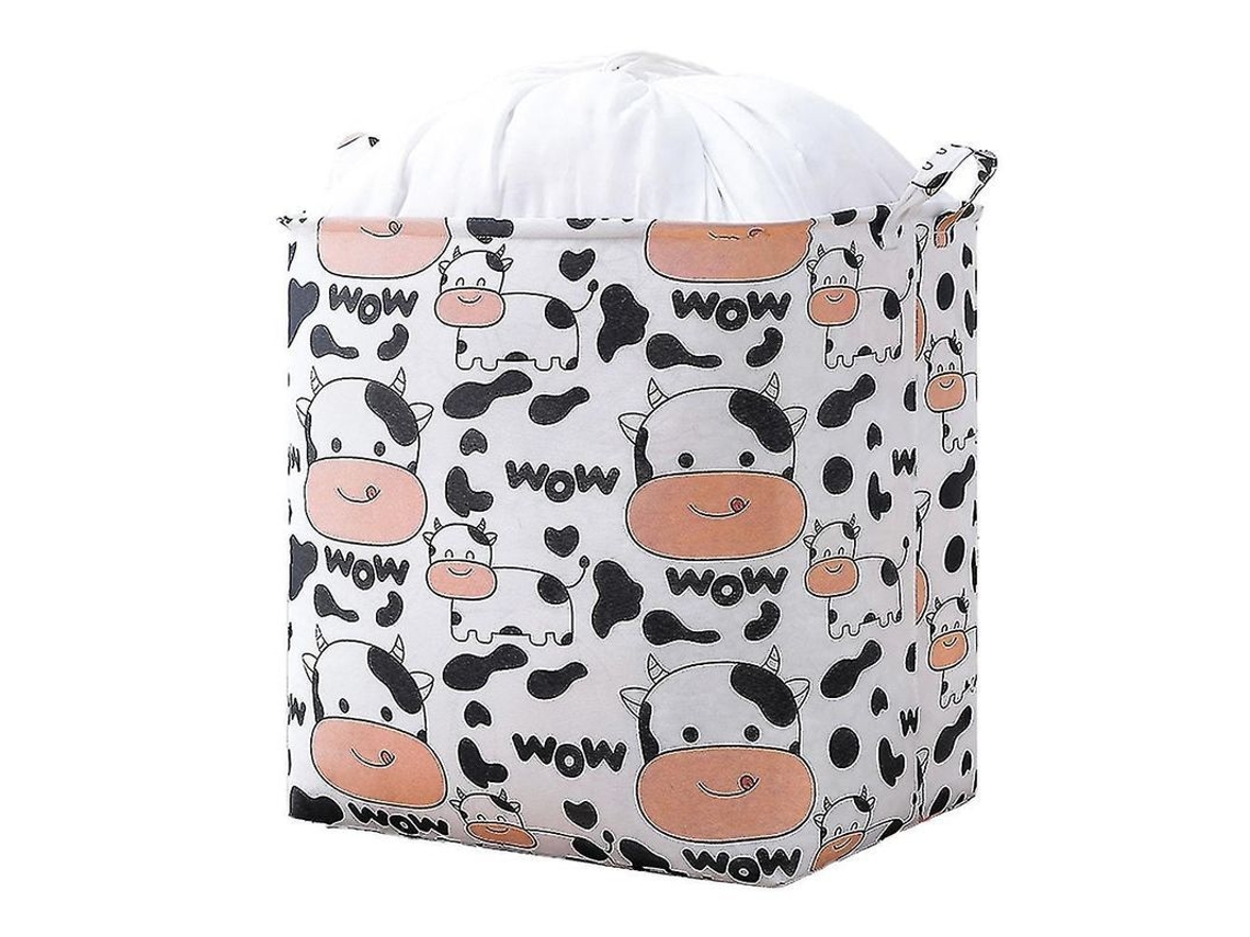 Saco dobrável de tecido Oxford para guardar roupas, cesto organizador para colchas, brinquedos e vestuário.