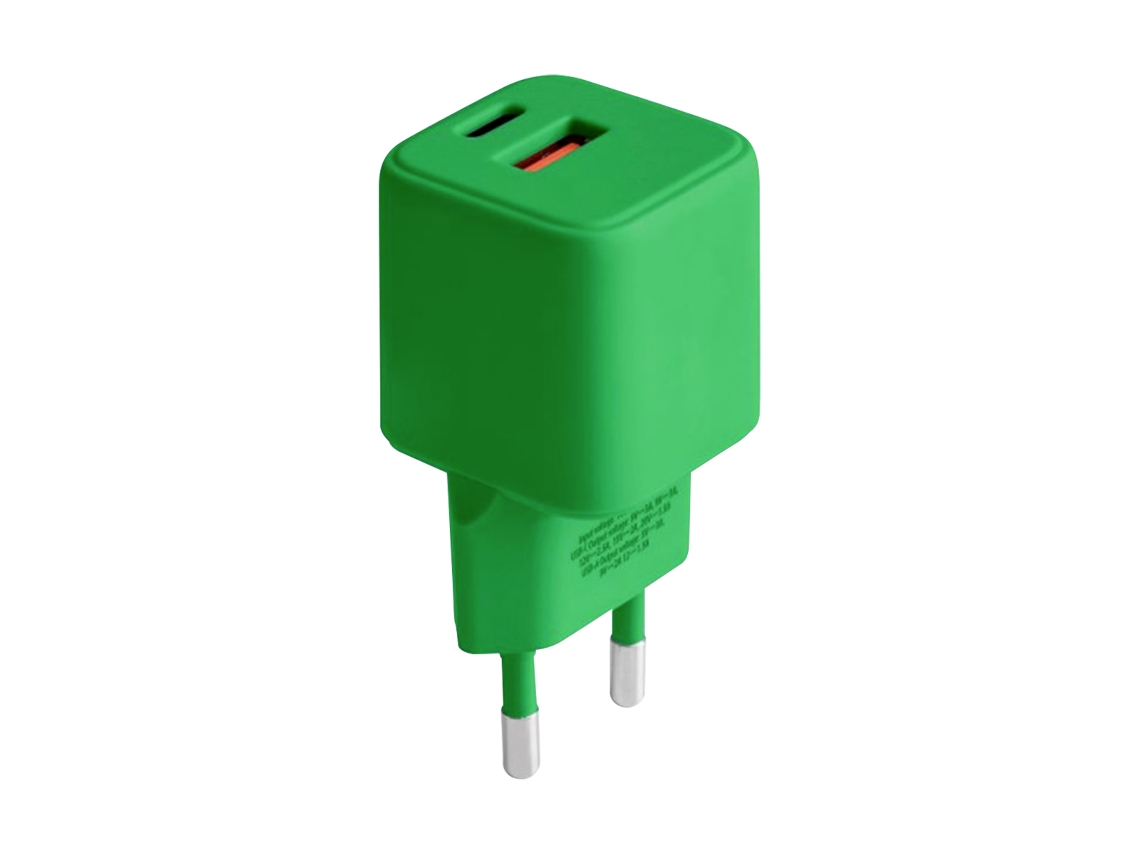 Carregador De Tomada Usb-c Pd De 30 W E Usb-a De 18 W Qc Com Tecnologia Gan Da Coleção Colorum