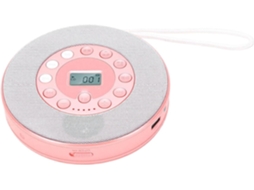 Leitor Cd Portátil, De Bluetooth, Anti-pulos, Recarregável, 2000 Mah, Alto-falante Embutido Com Gravação Usb