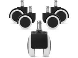Lurelia Rodízios Para Cadeira De Escritório, Pack De 5, 11 Mm, 50 Mm, 360°, Roda Dupla, Universal, Magnético, Para Móveis