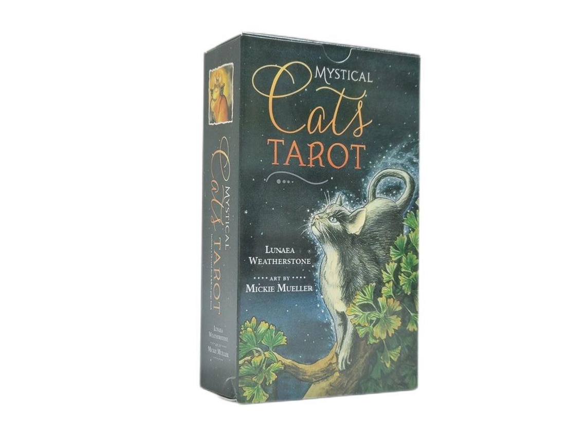 12*7 Cartas De Tarô Gato Misterioso, Cartas De Tarô Da Moda