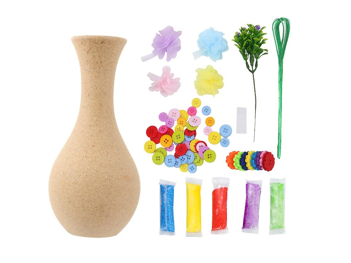 2 Conjuntos de Kit de Artesanato para Vasos de Flores ALLINLESS