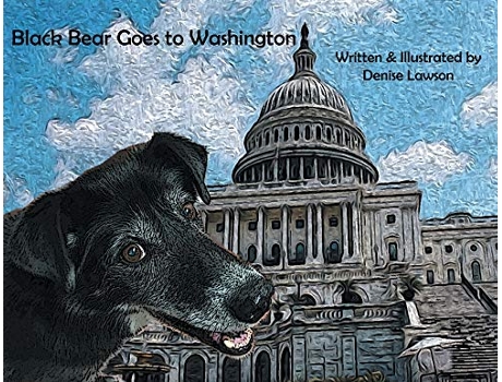 Livro Black Bear Goes to Washington Black Bear Sled Dog Adventures de Denise Lawson (Inglês)