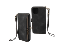 Capa de Couro para iPhone 13 com Cordão EOOCOO