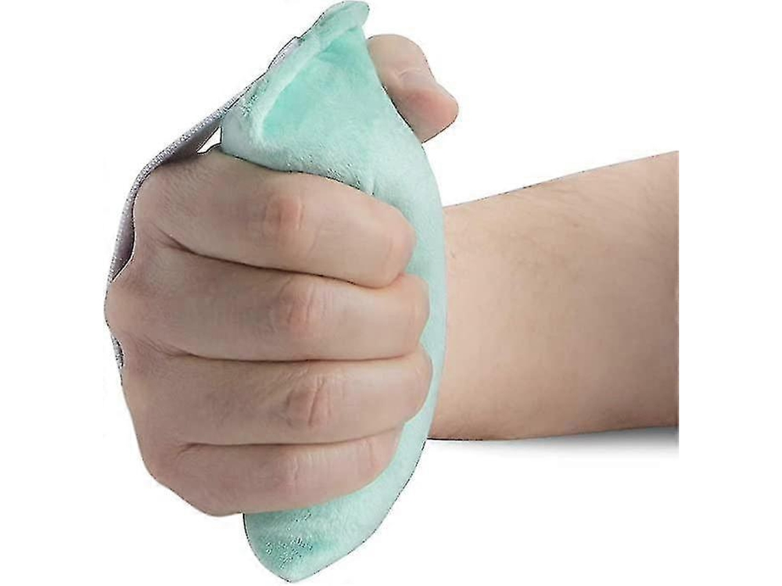 Almofada para contraturas de mão com apoio para a palma da mão e faixa elástica, capa para a palma resistente ao suor e lavável à máquina, Brilvibera