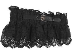 Cinto Largo De Renda Elástica Ciieeo Para Mulheres, Cinto Ajustável Para Vestidos.
