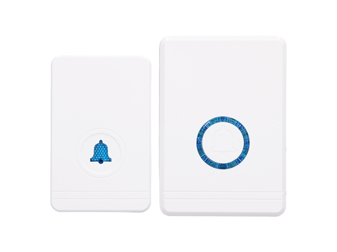 Campainha Wireless Ip66 Da Laxiscreed Com Resistência À Água E Volume Ajustável Em 5 Níveis
