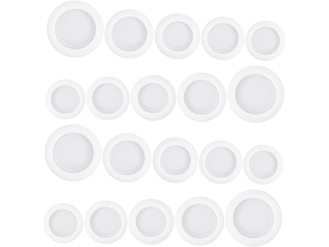 Inoomp Conjunto De 20-tampas Para Cofrinho, Tampões De Plástico Resistentes Para Cofrinhos Grandes, Estatuetas E Caixas