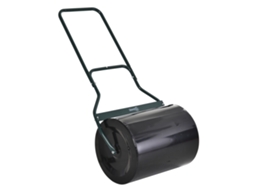 Rolo De Jardim Com Cabo Em U, 40 Cm De Diâmetro, Capacidade Para 60 L De Água/areia, Metal, Preto, 57 X 40 X 123 Cm Mymhru
