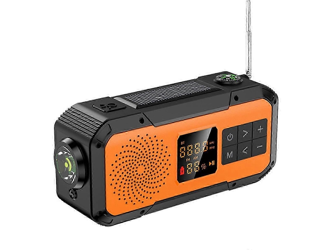 Banco De Rádio Portátil Movido A Energia Solar E Acionado Manualmente Olysi Shop