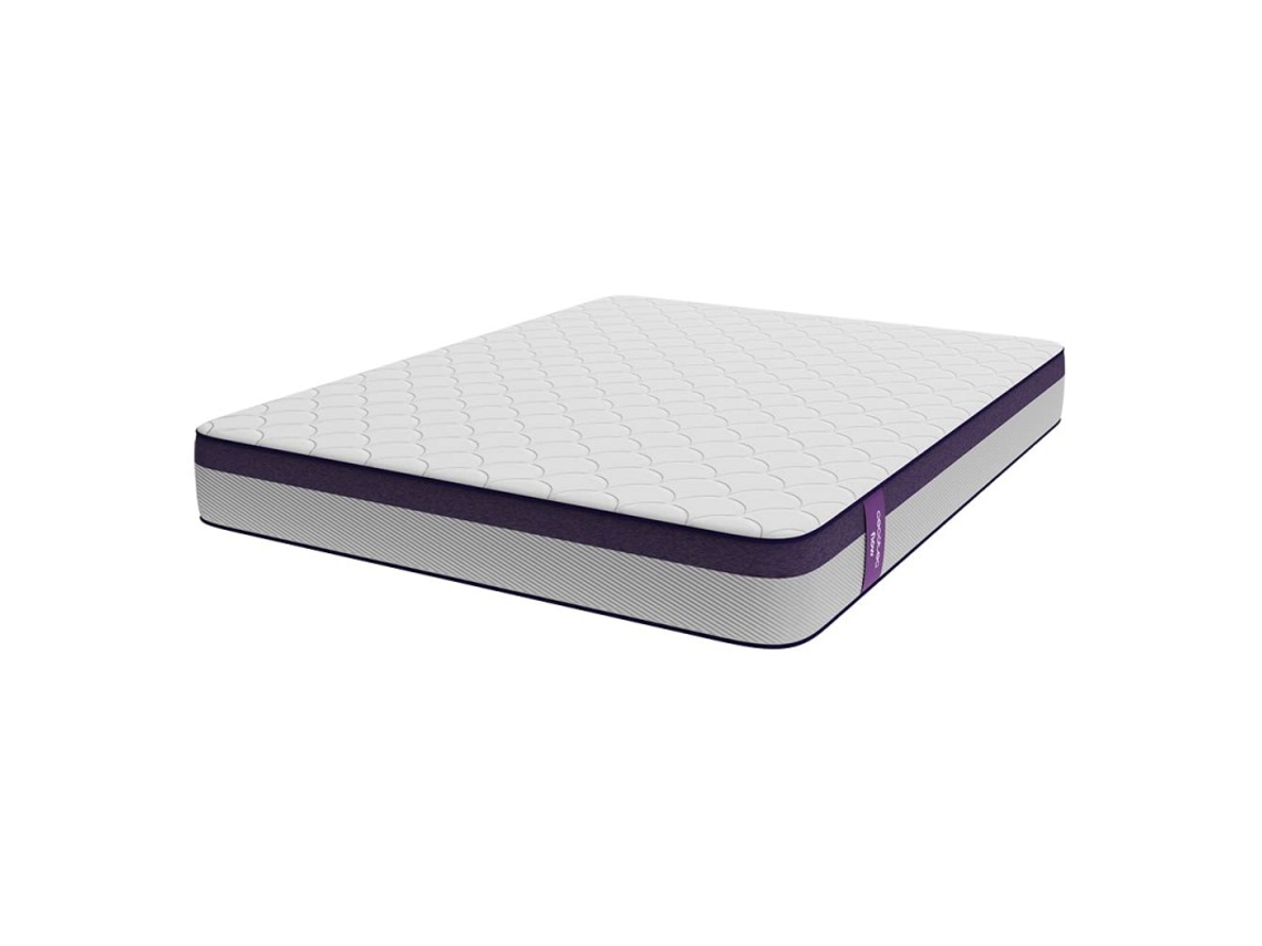 Colchão Viscoelástico Cecotec Viscosense Flow Purevital 3900, 100x200. Multicamadas, 25 Cm De Altura, Alta Firmeza
