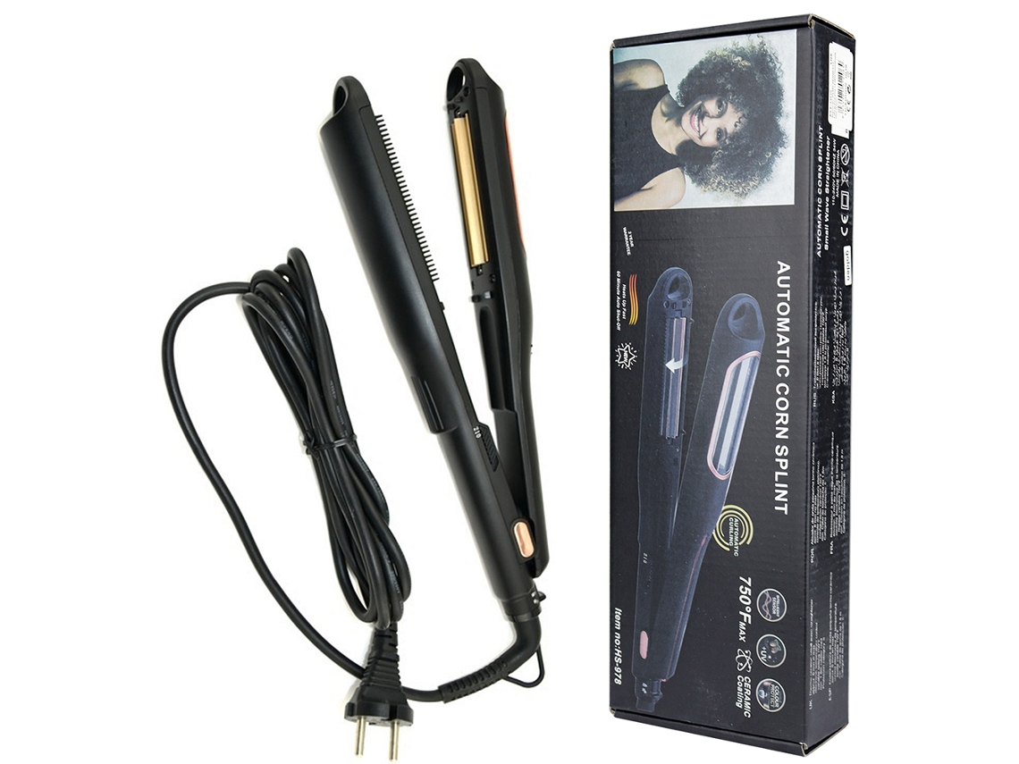 Prancha para Cabelo 34W SKYHE Hs-978 Preto