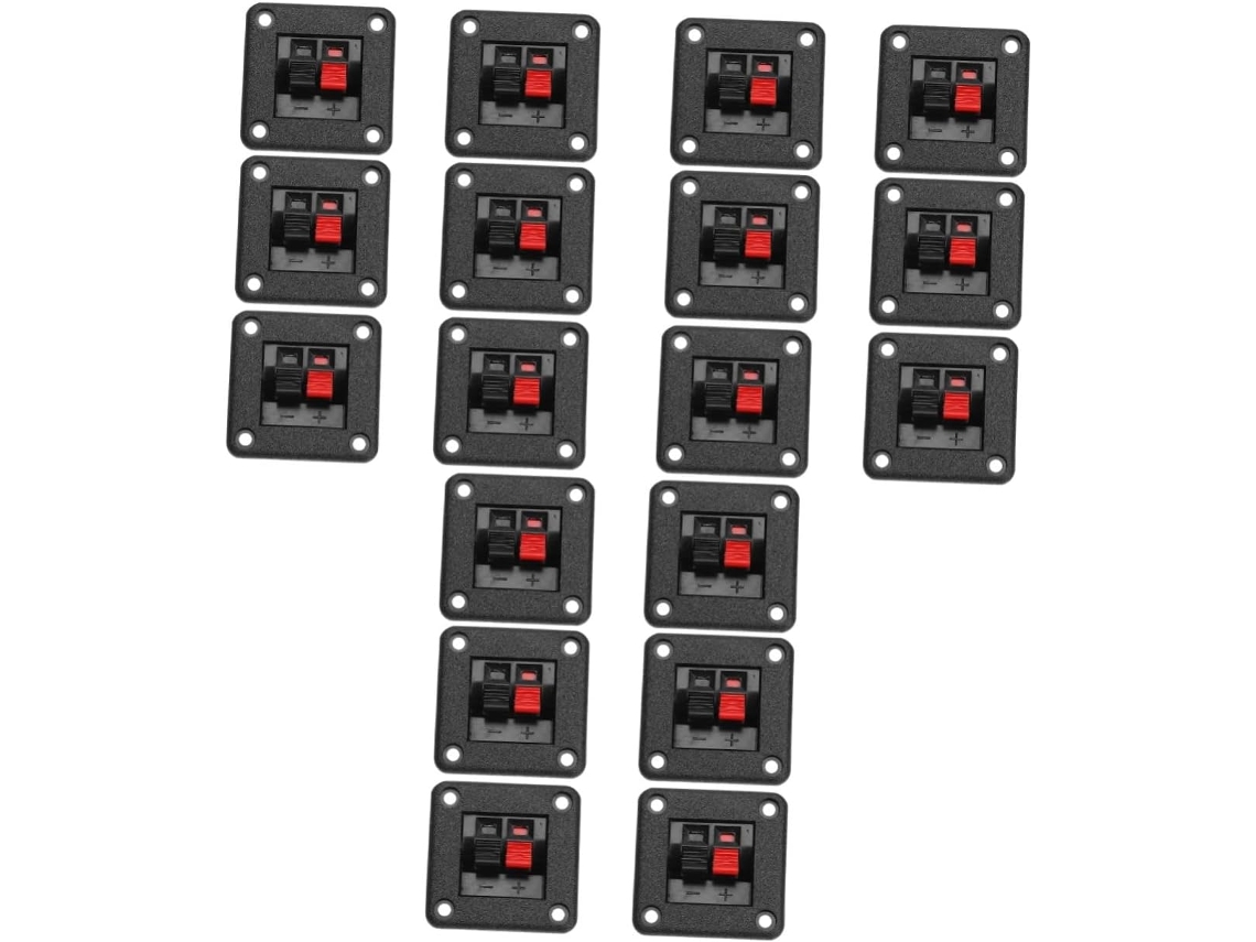 18pièces Connecteurs Terminaisons Haut-parleur Stéréo Clips A Ressort Installation Fácil Accessoire