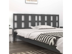 Cabecero 125,5x4x100 cm Pino Macizo Gris