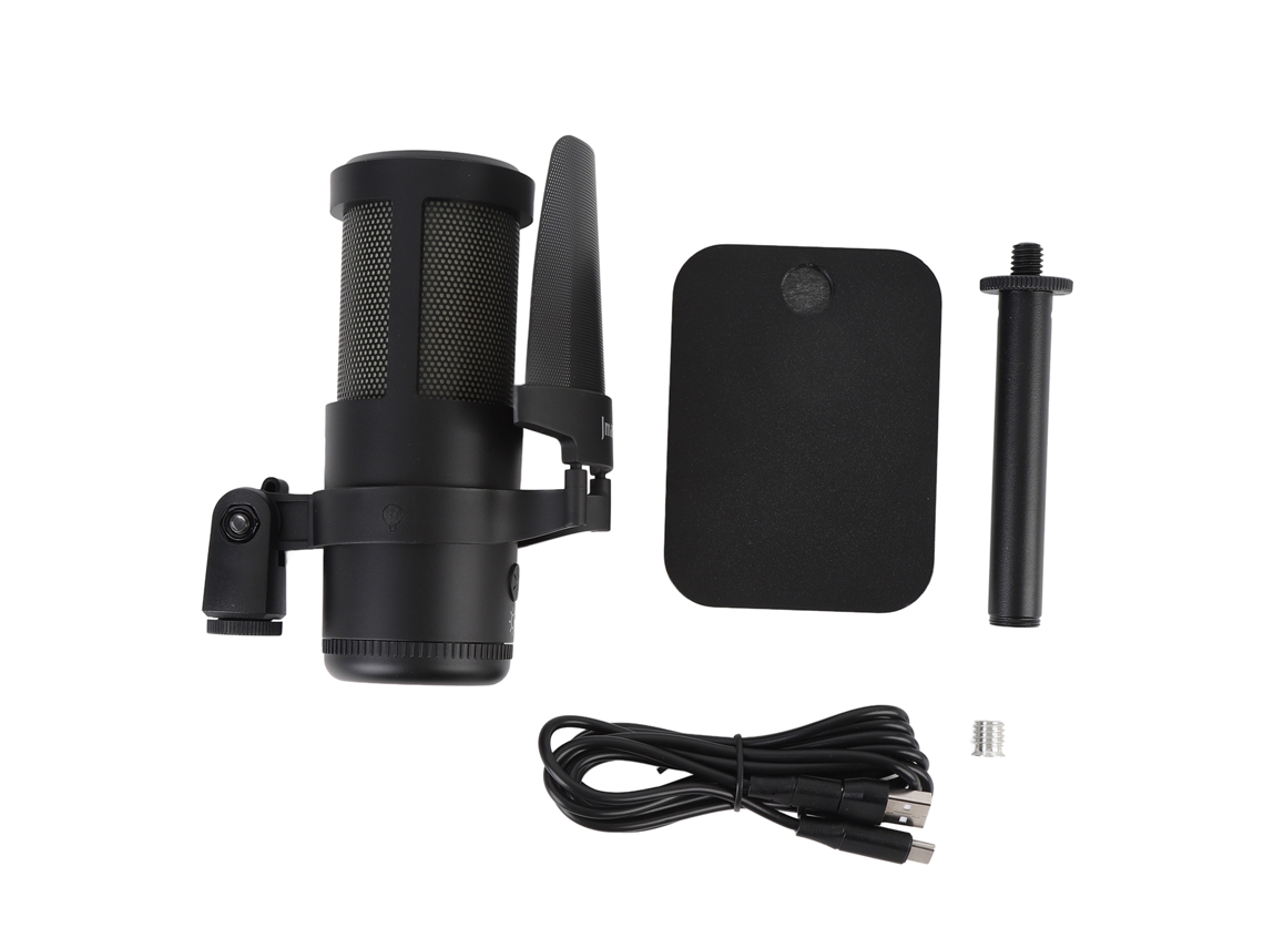Microfone Usb Condensador Para Pc, Microfone Gamer De Alta Qualidade Para Computador