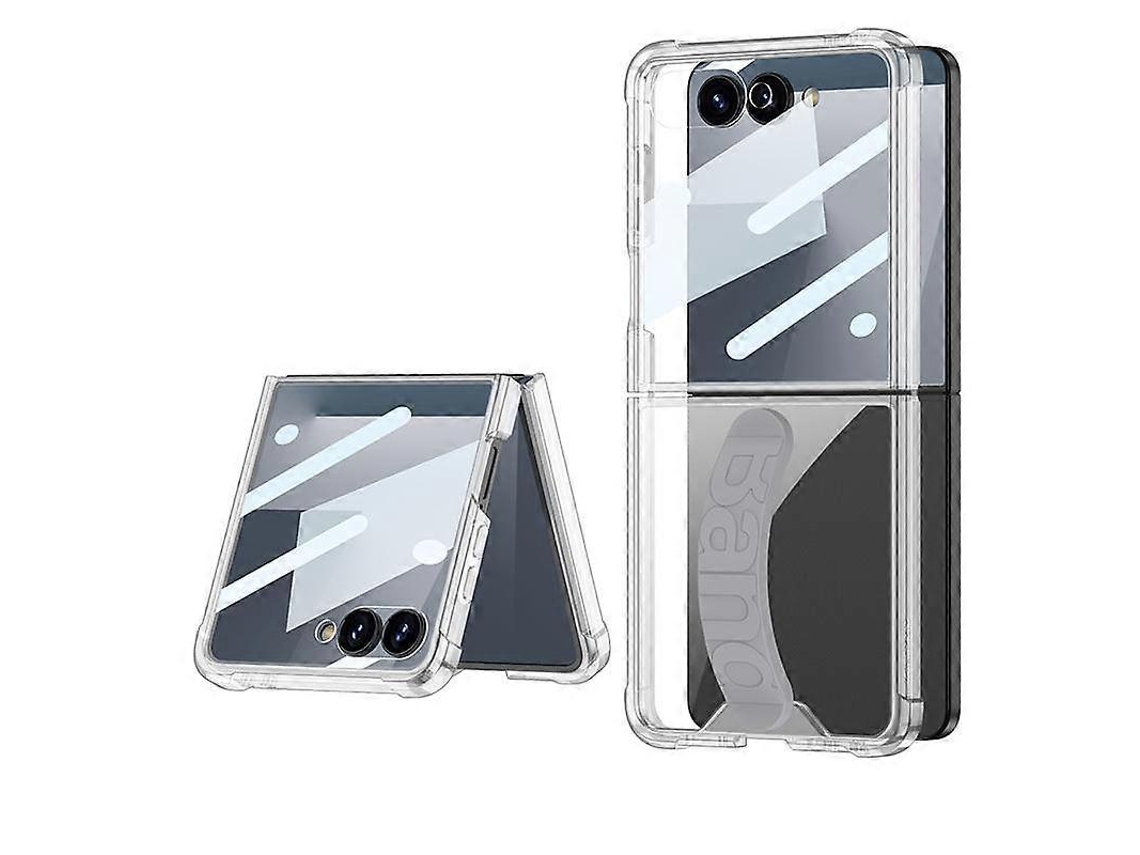 Capa De Celular Com Airbag Integrado Gkk E Pulseira De Silicone Para Samsung Galaxy Z Flip7 5g