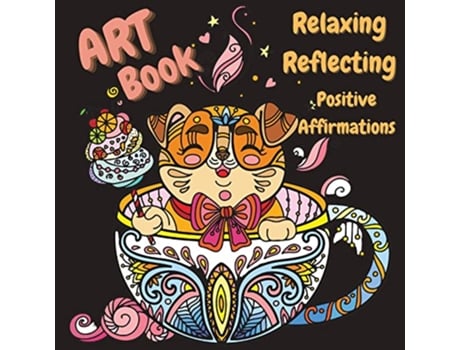 Livro Zen Book Art Supplies for Relaxing Reflecting Writing Positive Affirmations de Creativedesign Book (Inglês)