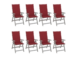 Garden Chair, Garden Chairs Vidaxl Cinzeto Madeira (n/a)