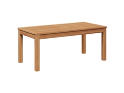 Maison Exclusive - Mesa Castanho 95 X 45 X 40 Cm Madeira De Teca Sólida