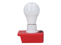 Laxiscreed Lâmpada Portátil E27 Com Bateria De Lítio Para Iluminação Led De Trabalho
