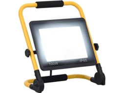 vidaXL Projetor c/ iluminação LED e pega 100 W branco frio