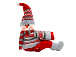 Laxiscreed Decoração De Natal Com Boneco De Neve Para Porta E Janela Em Pacote Único