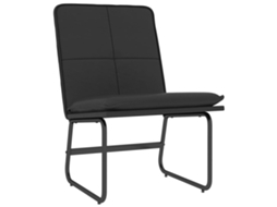Lounge Chair, Lounge Chairs Vidaxl Preto Couro Artificial
