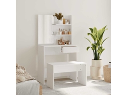 Vidaxl Conjunto Toucador 74,5x40x141 Cm Branco