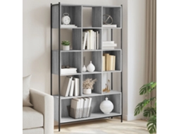 Vidaxl Estante 102x28x172 Cm Derivados De Madeira Cinzento Sonoma