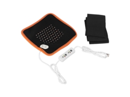Cinto De Terapia Com Luz Vermelha, 72 Chips De Luz, Alívio Da Dor Muscular, Compressa Quente, Terapia Com Luz Infravermelha, Laranja.