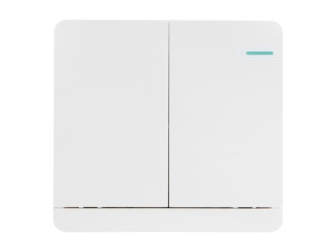 Interruptor De Painel Grande Branco Fosco Laxiscreed Tipo 86 Com Conexão Sem Fio Para 220v