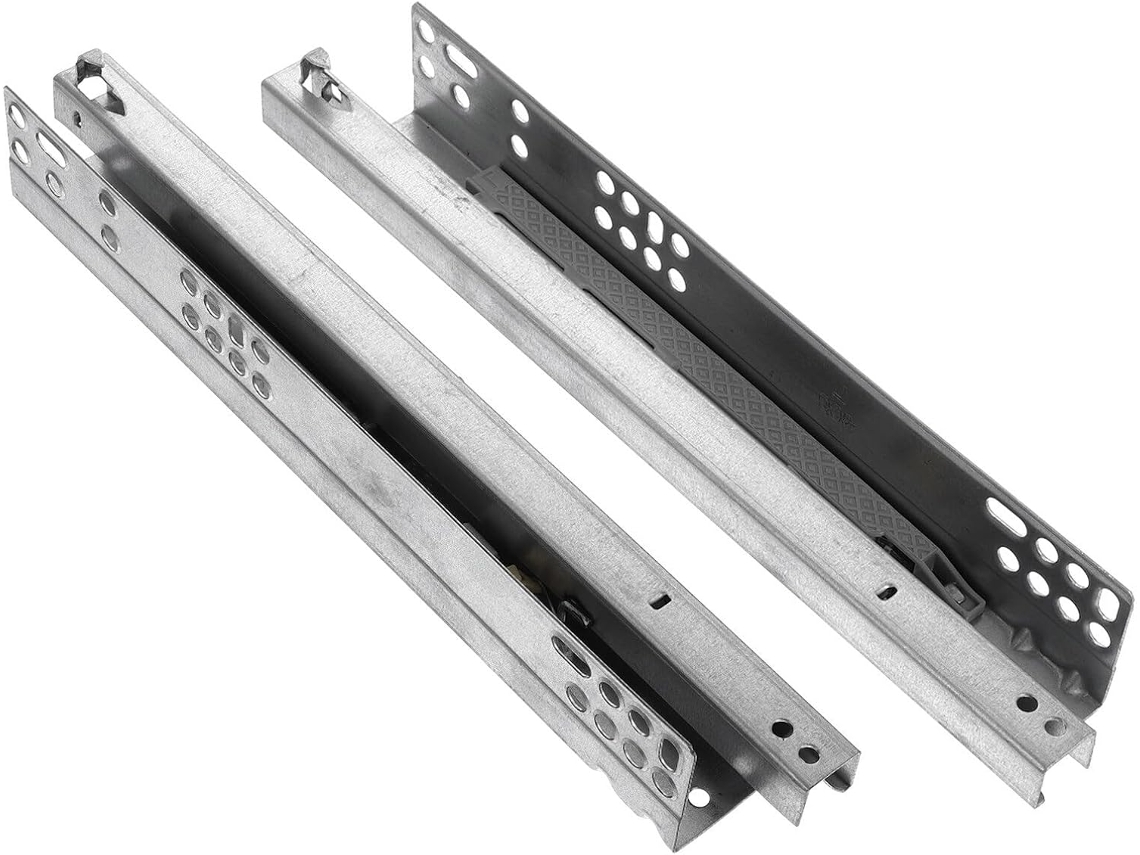 Trilhos Deslizantes Laterais Para Armário, 2 Peças, Com Rolamentos De Esferas, Para Gavetas E Armários Guia Deslizante