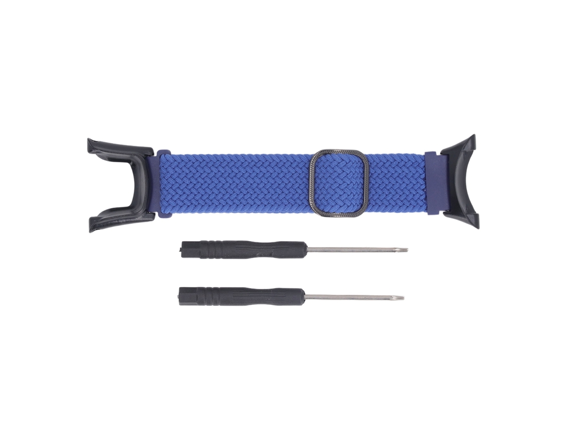 Pulseira Relógio Tecelada Nylon Ajustável Suunto Ambit Azul Escuro