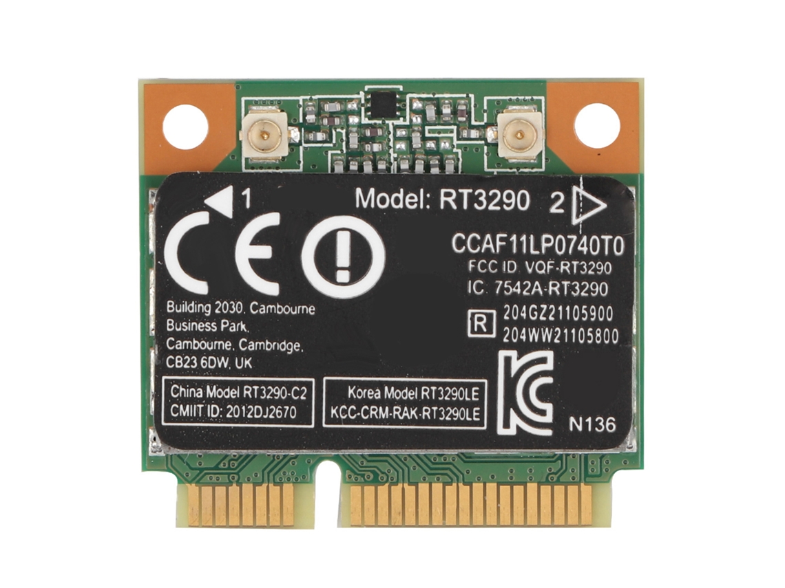 Aetheria placa de Rede Sem Fio Wifi 150mbps Bluetooth 3.0 para Porta Mini Pci e Computador