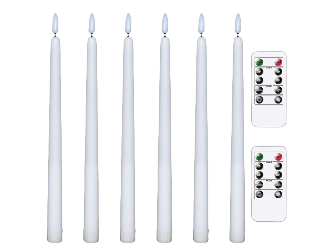 Conjunto de 6 velas LED sem fumaça com luz quente LAXISCREED