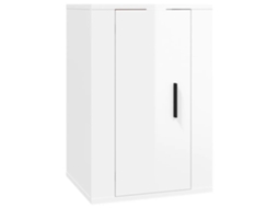 Wall Mounted Tv Cabinet, Wall Mounted Tv Cabinets Vidaxl Branco Madeira Processada (40 X 34.5 X 60 Cm)
