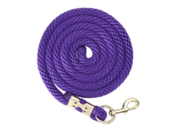 Urbannova-linha De Lunging De Cavalo 2m Pp Aço Inox Anti-quebra Roxa