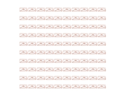 100 Mini Clips De Papel De Metal Galvanizado En Ouro Rosa Com Forma Bonita Para Escritórios, Lares E Envelopes.